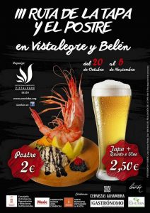 III Ruta de la Tapa y el Postre en Vistalegre y Belén @ Barrio de Vistalegre y Belén