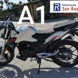 Nuestro vehículo para permiso motocicleta A1