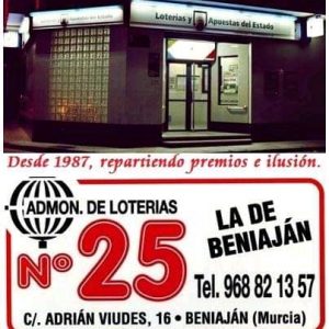 Administración de loterías 25 «LA DE BENIAJAN»