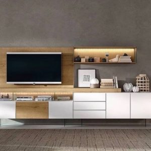 Luminoso mueble de salón.